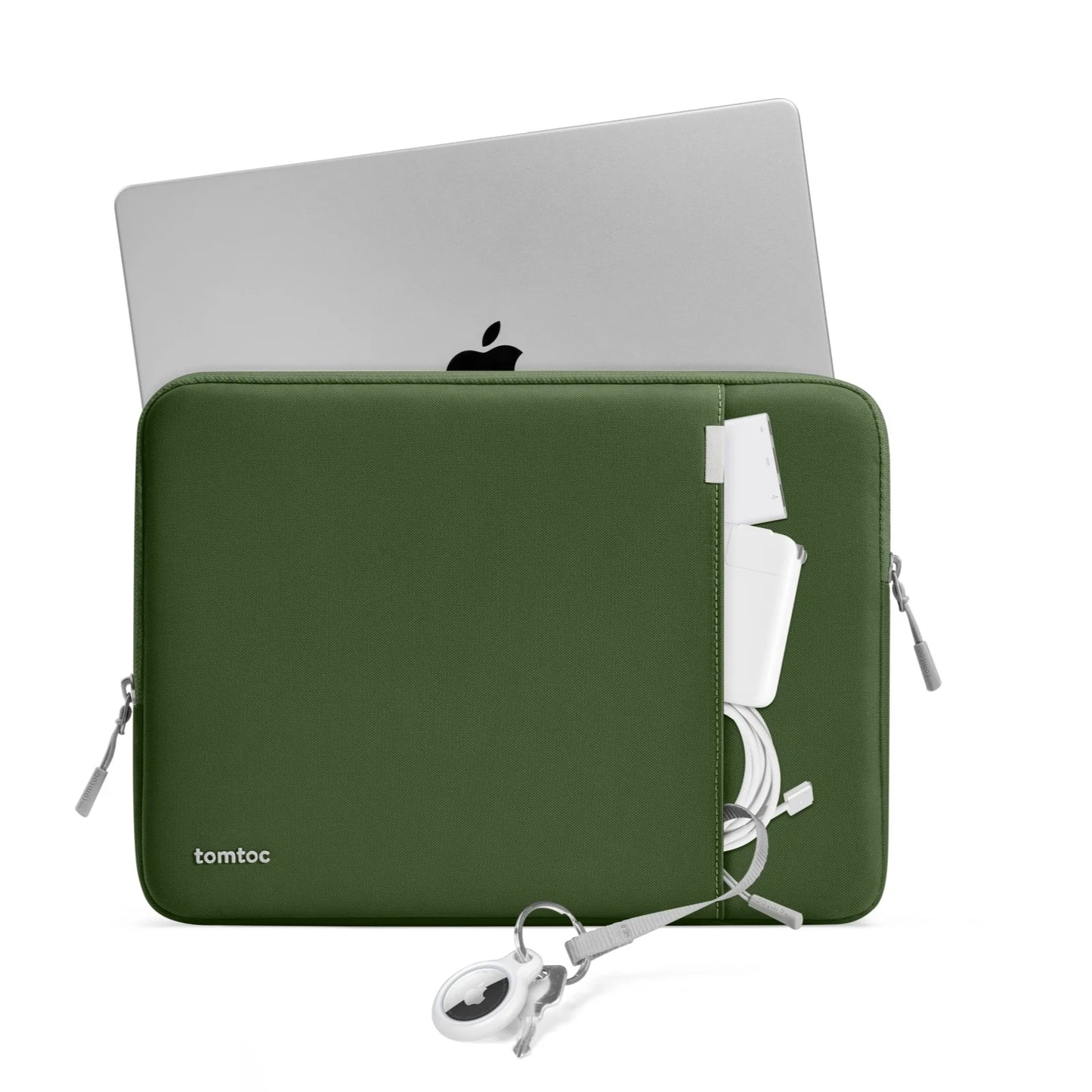 TOMTOC 360 Protective Sleeve for 14'' MB Olive Green