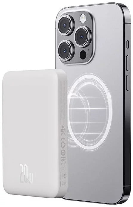 PowerBank Baseus Magnetic Mini Air Wireless Fast Charge 10000Mah 20W Stellar White