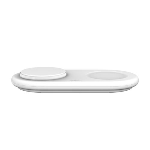 Carregador Indução BoostCharge Pro 2In1 Qi2 Ladepad 15W Branco