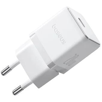 Baseus Carregador Palm Fast Charger 1C 20W Eu Moon White