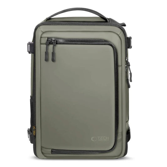 Tech-Protect Defender S50 Travel Laptop Backpack 20L Olive Green