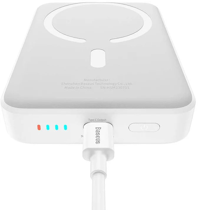 PowerBank Baseus Magnetic Mini Air Wireless Fast Charge 10000Mah 20W Stellar White