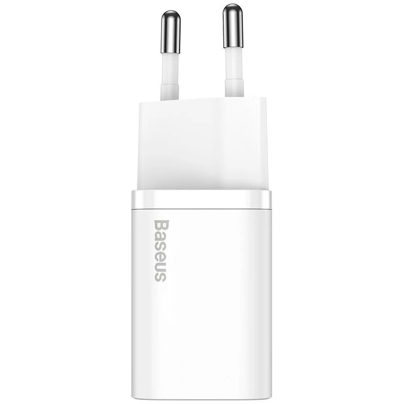 Carregador Baseus Super Si Quick Charger c/ Cabo Type-C Para Lightning 1mt Branco