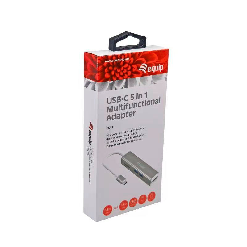 Adaptador Usb-C Multifunções 5 em 1