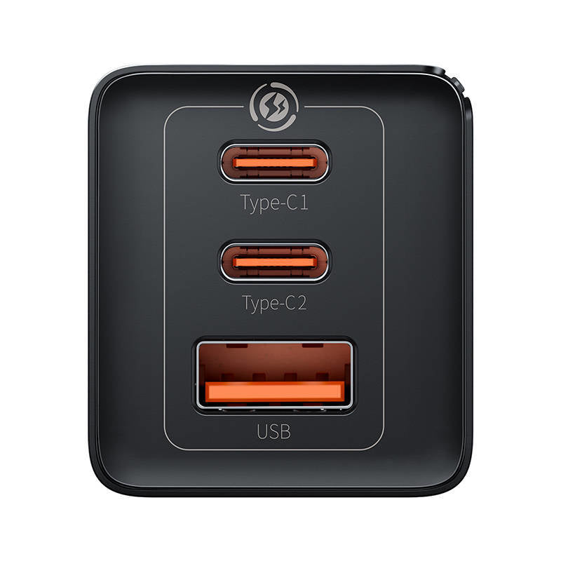 Carregador Rápido Gan5 Pro 2C+U 65W Eu Preto