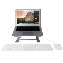 Macally Suporte Aluminio Macbook ou NoteBook Space Grey