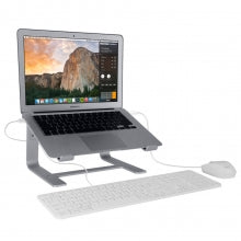 Macally Suporte Aluminio Macbook ou NoteBook Space Grey