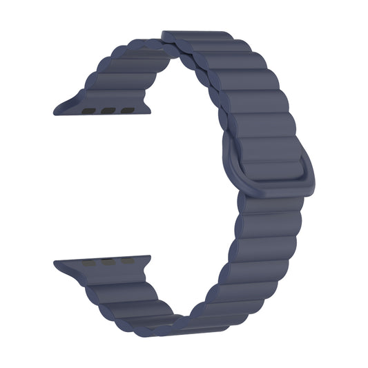 Bracelete Silicone Inmove Apple Watch Magnetic 44/45/46/49mm Azul Midnight