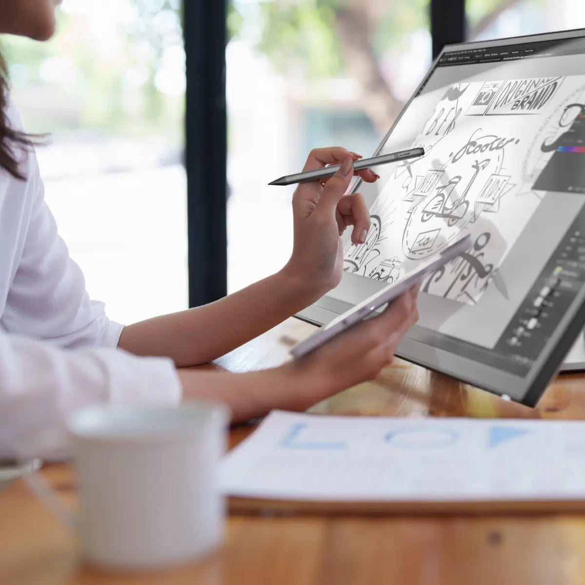 ALOGIC - Caneta Active Stylus 2 para ecrãs Clarity Touch