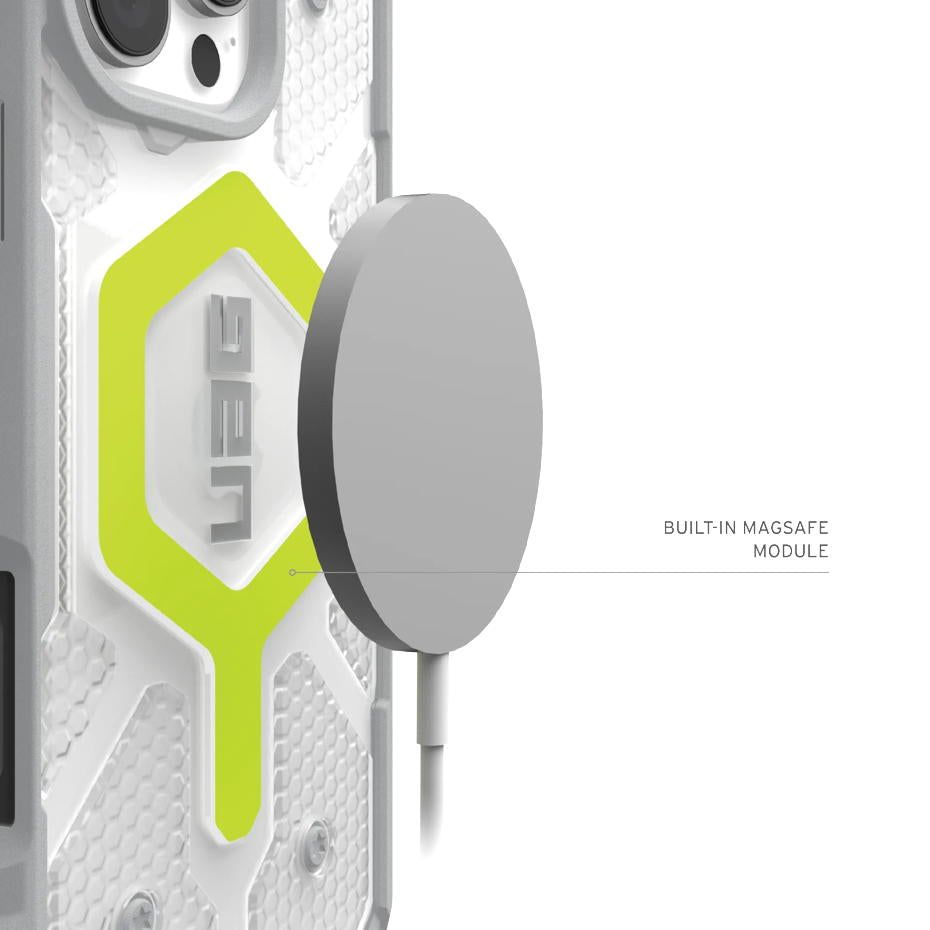 UAG Pathfinder Clear Magsafe iPhone 16 Pro (act neon)