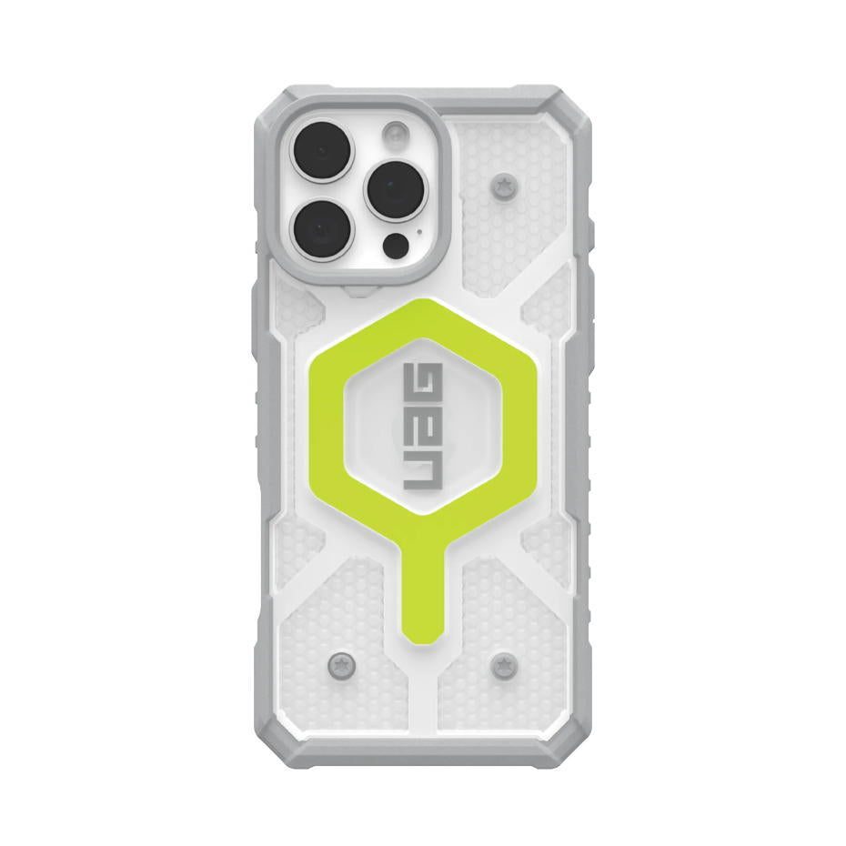 UAG Pathfinder Clear Magsafe iPhone 16 Pro Max (neon)