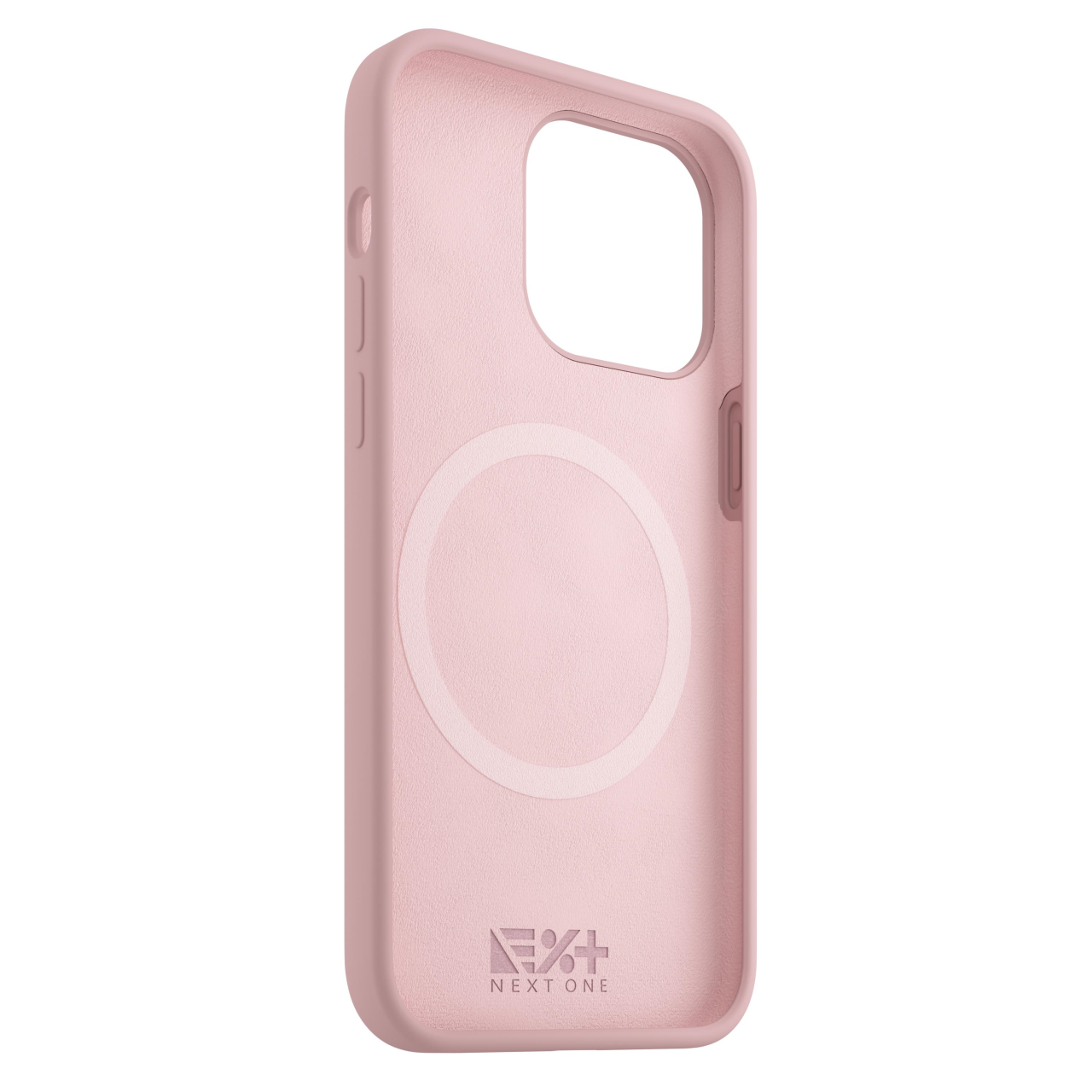 Capa Silicone MagSafe Next One iPhone 14 Pro - Rosa