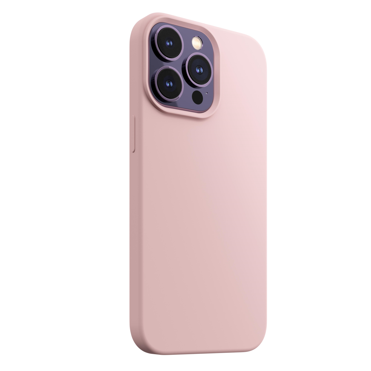 Capa Silicone MagSafe Next One iPhone 14 Pro - Rosa