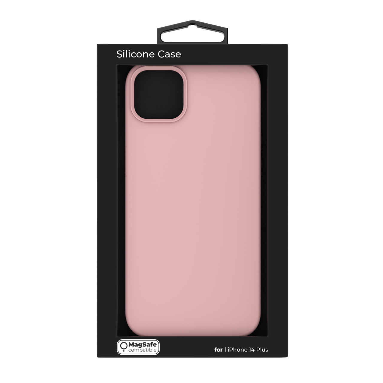Capa Silicone MagSafe iPhone 14 Plus - Rosa