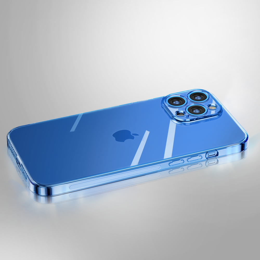 Capa Silicone New T iPhone 13 Pro Max - Transparente