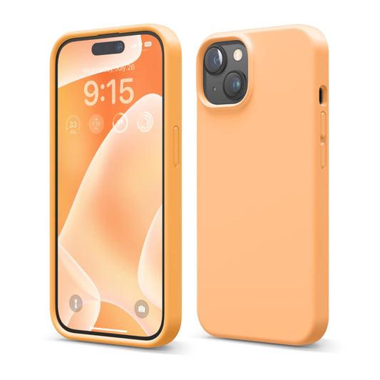 Silicone Case iPhone 15 Orange