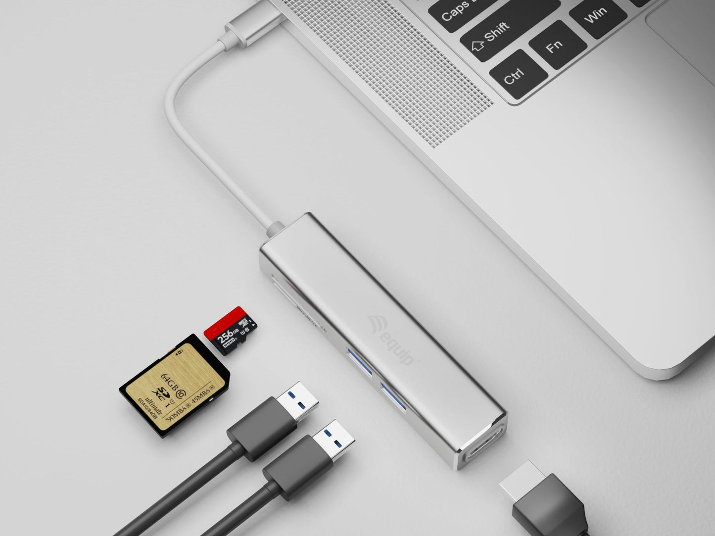 Adaptador Usb-C Multifunções 5 em 1