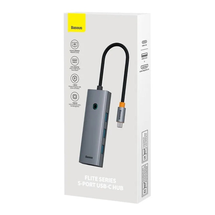 FLITE SERIES 5-PORT HUB Dock SPACE GREY