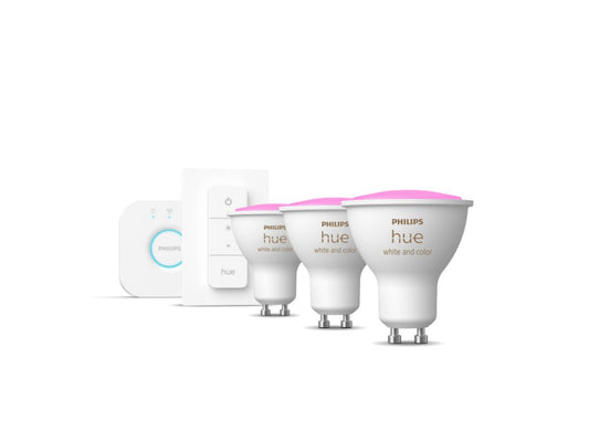 Kit Philips Hue 3xGU10 White & Color LED
