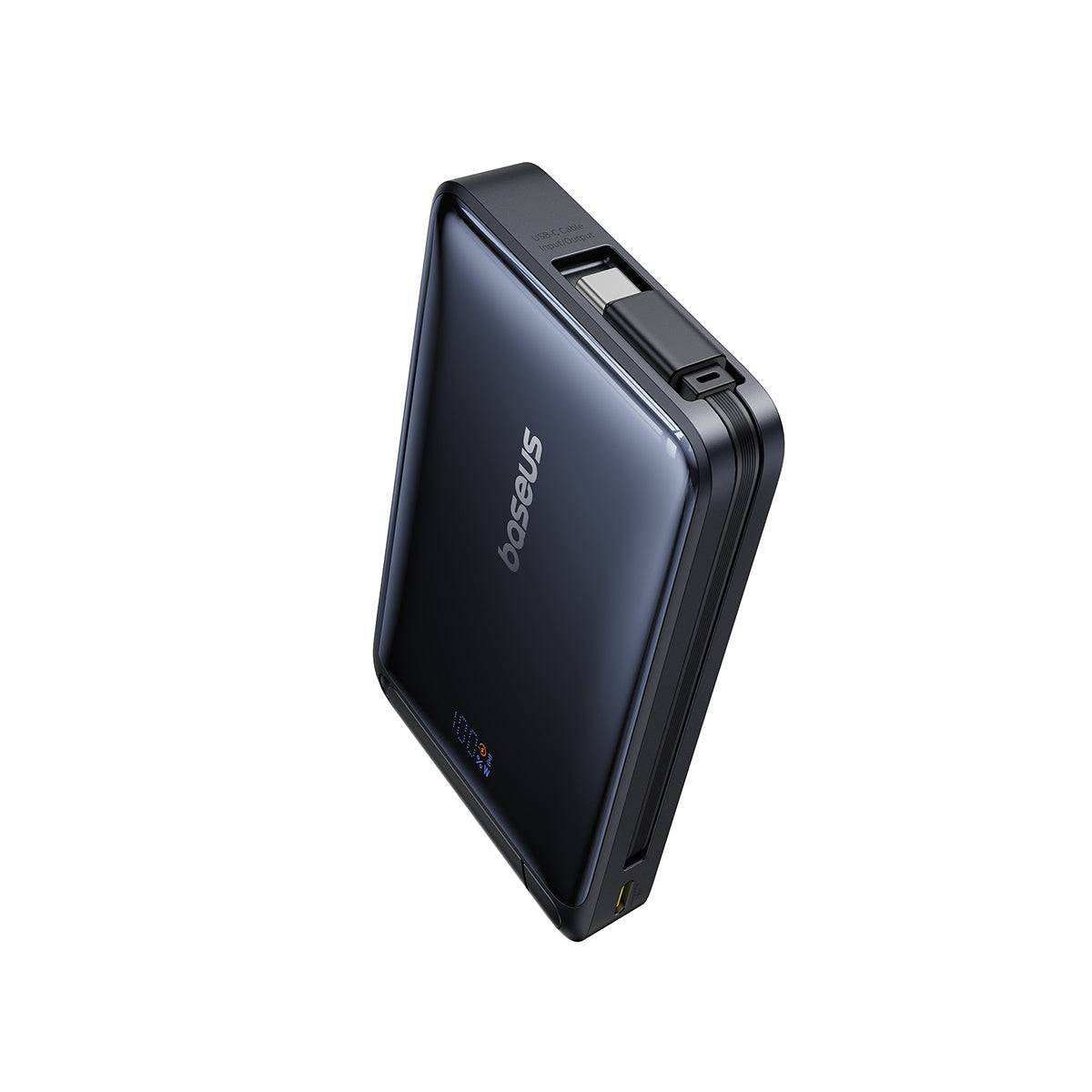 Powerbank Baseus Nomos Magnetic Qi2 10000mAh 45W Preta