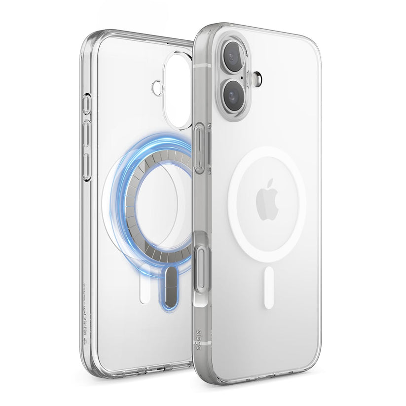 Magnetic Silicone Case iPhone 16 Plus (Clear)