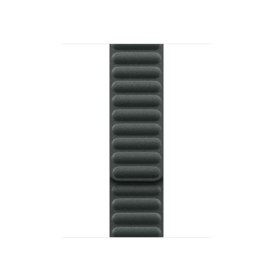 Bracelete de elos magnética verde perene de 41 mm - M/L