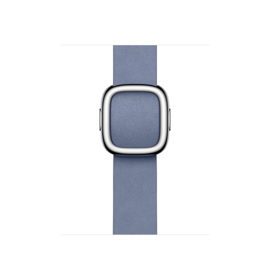 Bracelete azul lavanda com Fivela moderna de 41 mm - S