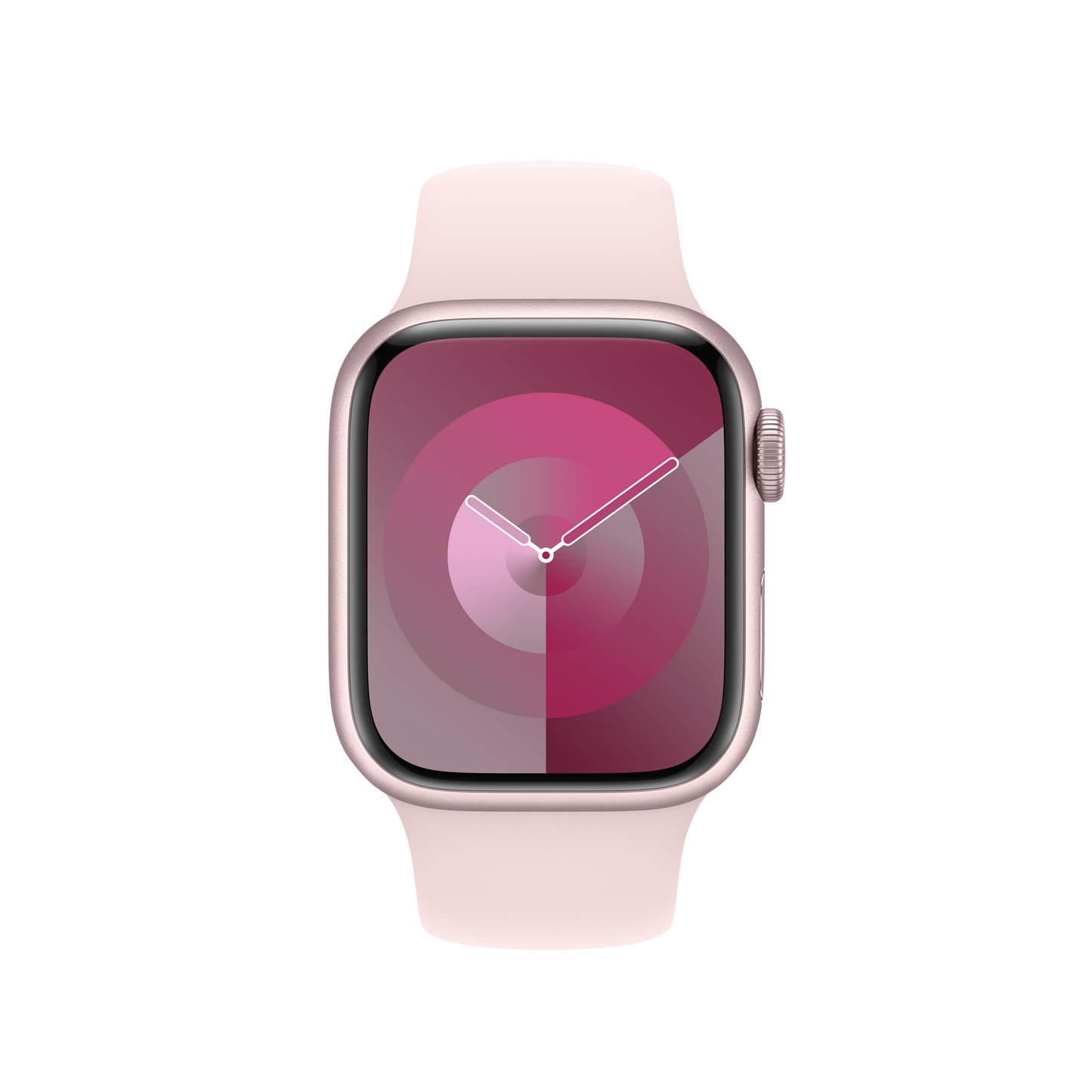 Bracelete desportiva rosa-claro de 41 mm - M/L