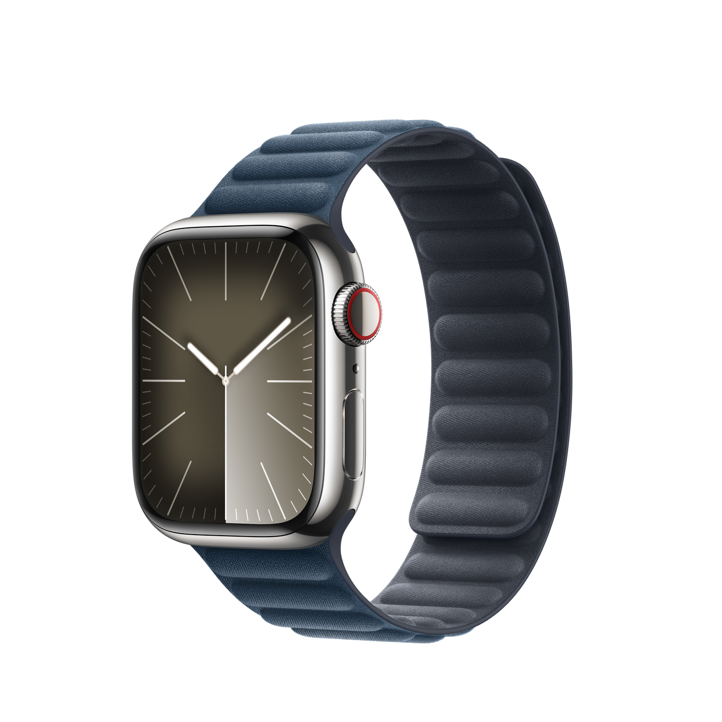 Bracelete de elos magnética azul Pacífico de 41 mm - M/L