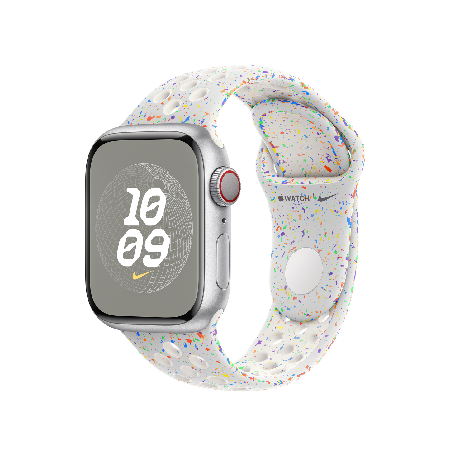 Bracelete desportiva Nike platina-pura de 41 mm - S/M