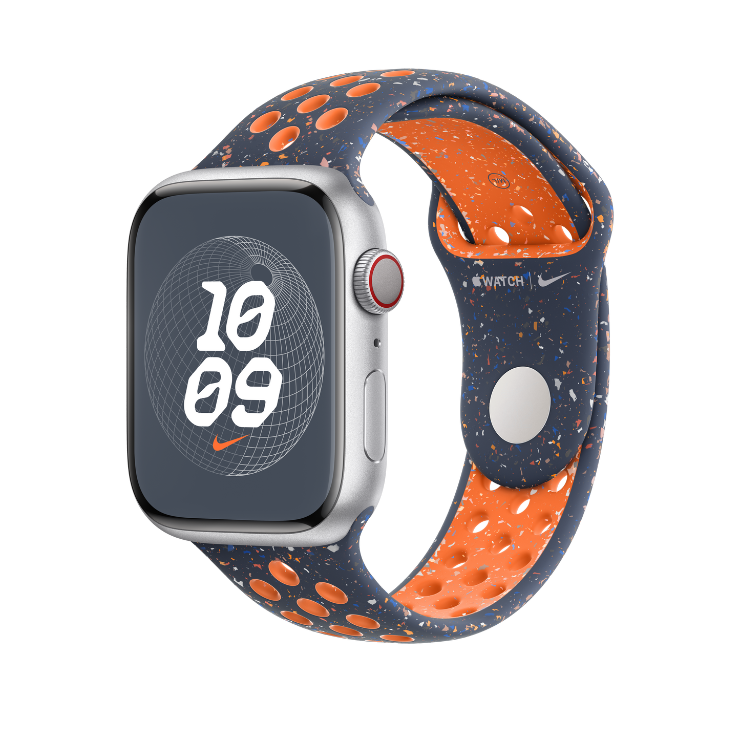 Bracelete desportiva Nike azul Flame de 45 mm - S/M