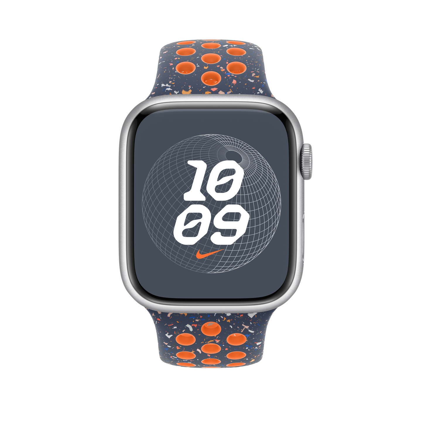 Bracelete desportiva Nike azul Flame de 45 mm - S/M