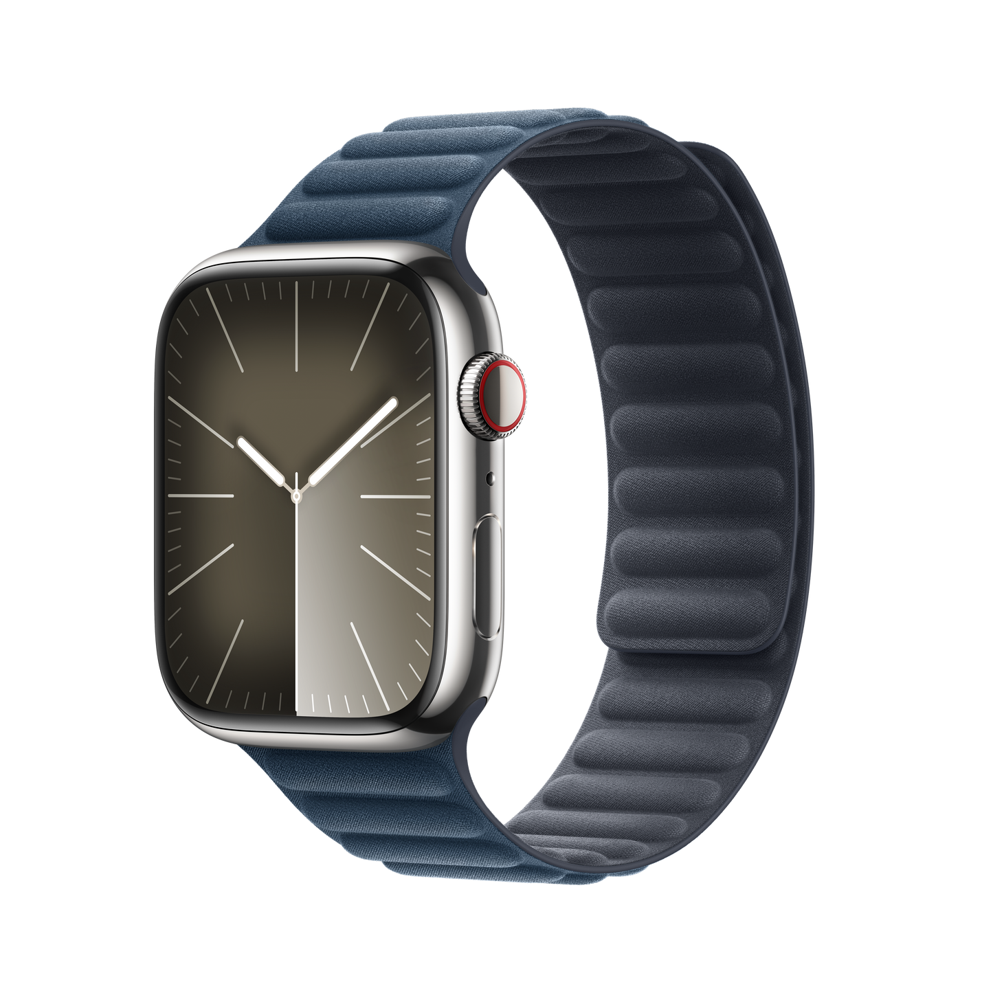 Bracelete de elos magnética azul Pacífico de 45 mm - M/L