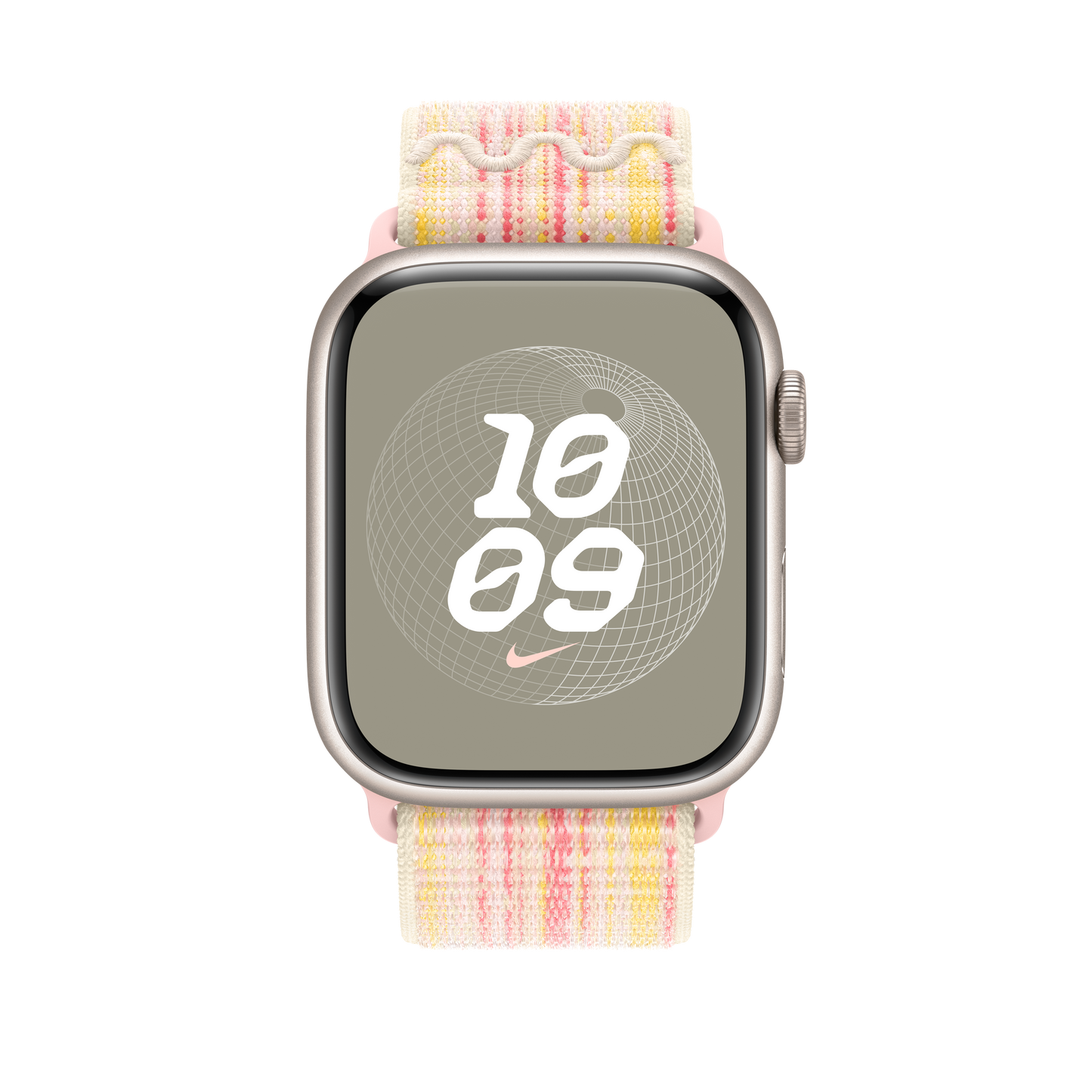 Loop desportiva Nike Starlight/rosa de 45 mm