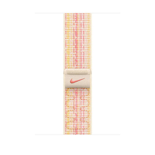 Loop desportiva Nike Starlight/rosa de 45 mm