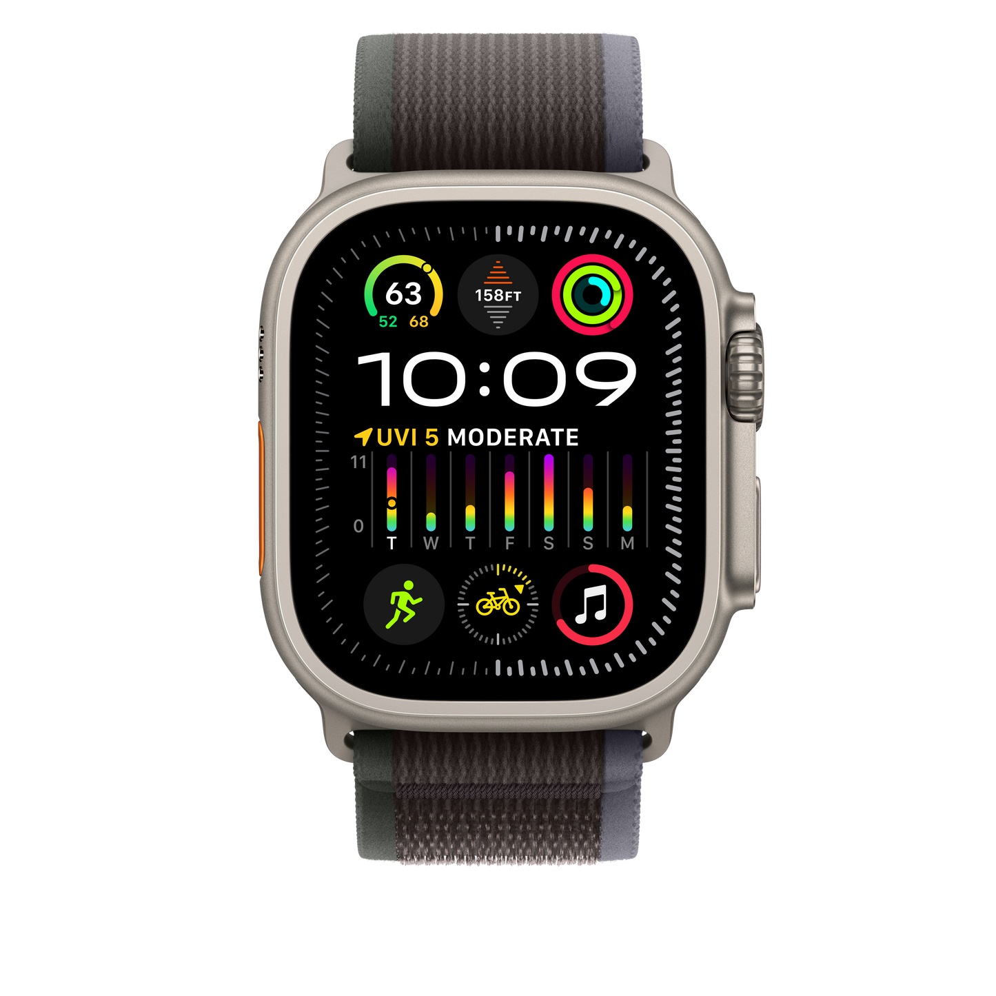 Loop Trail em azul/preto de 49 mm - S/M