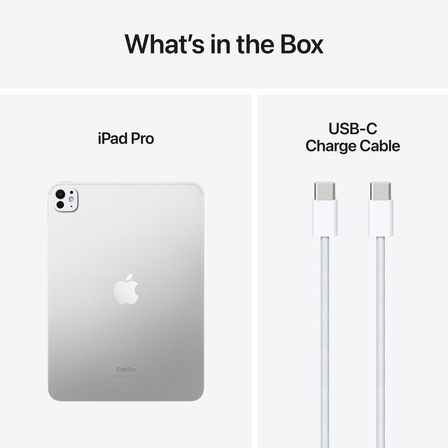 iPad Pro Wi-Fi de 11 polegadas Wi-Fi 256 GB Vidro padrão - Prateado (M4)