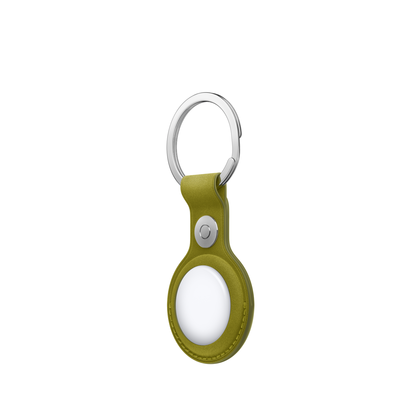 Porta-chaves em tecido FineWoven para AirTag - Verde chartreuse