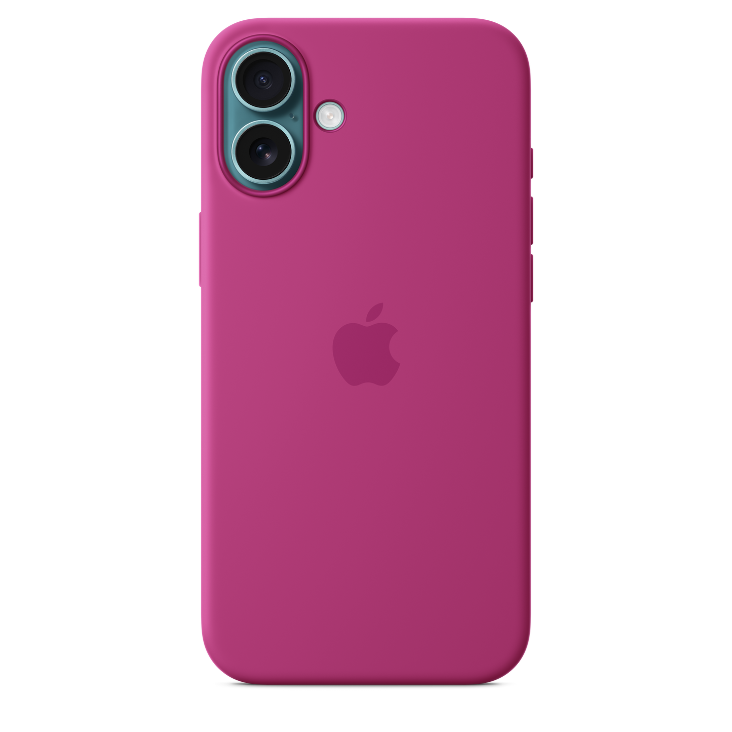 Capa em silicone com MagSafe para iPhone 16 Plus - Fúcsia