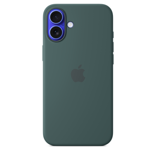 Capa em silicone com MagSafe para iPhone 16 Plus - Verde lago