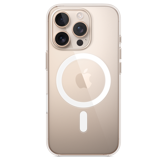 Capa transparente com MagSafe para iPhone 16 Pro