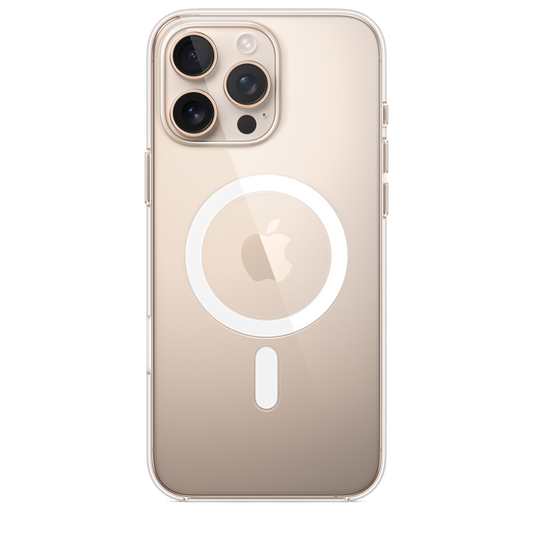 Capa transparente com MagSafe para iPhone 16 Pro Max