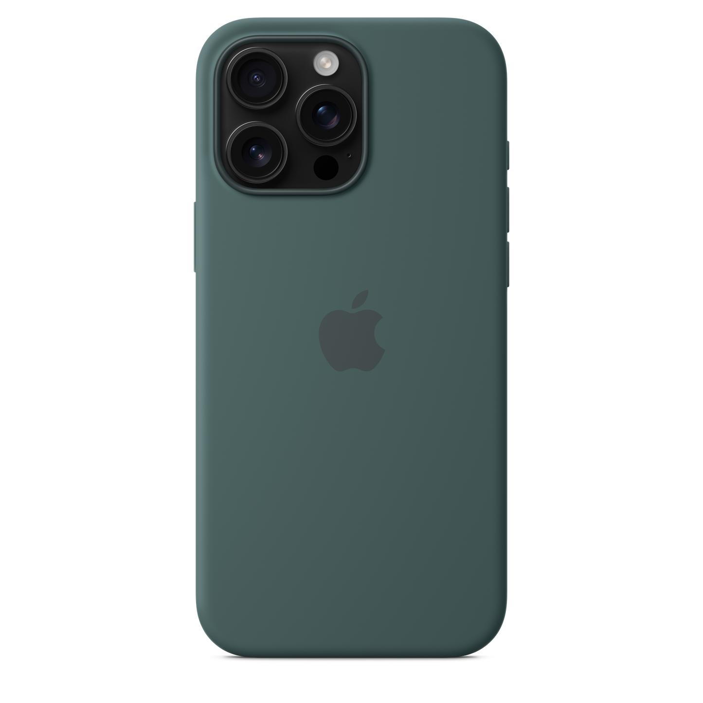 Capa em silicone com MagSafe para iPhone 16 Pro Max - Verde lago