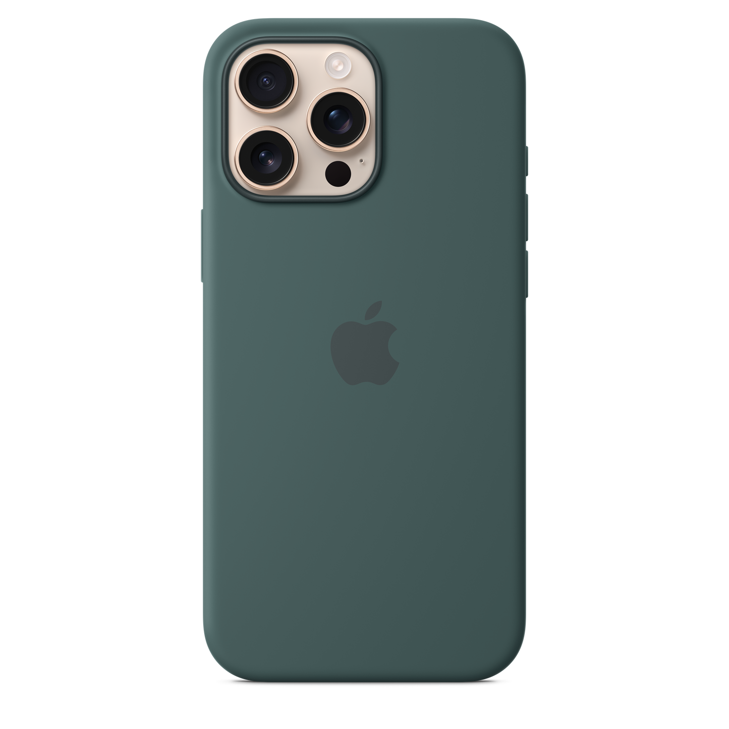 Capa em silicone com MagSafe para iPhone 16 Pro Max - Verde lago