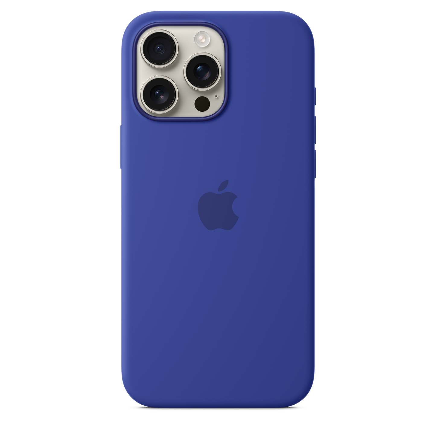 Capa em silicone com MagSafe para iPhone 16 Pro Max - Ultramarino