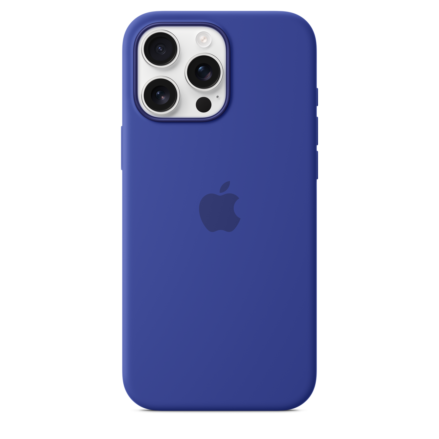 Capa em silicone com MagSafe para iPhone 16 Pro Max - Ultramarino