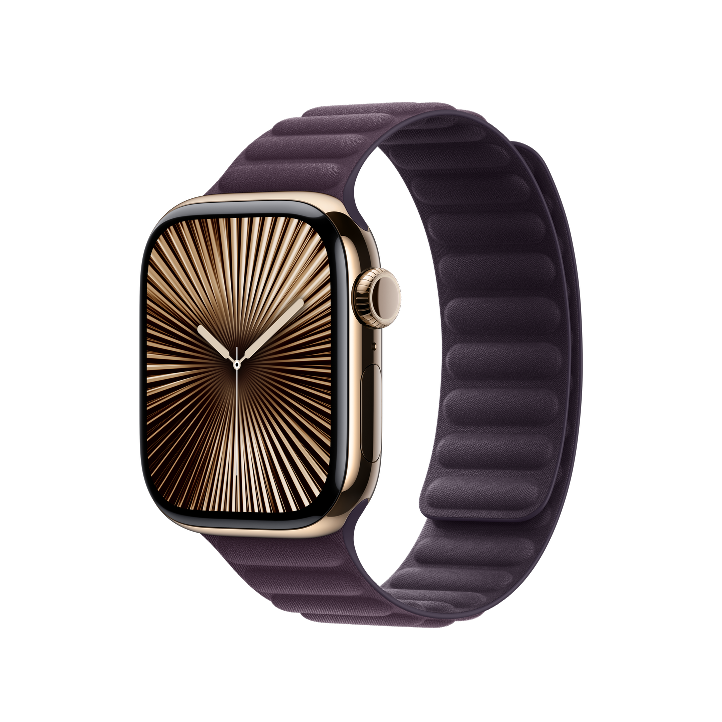 Bracelete de elos magnética amora negra de 42 mm - S/M