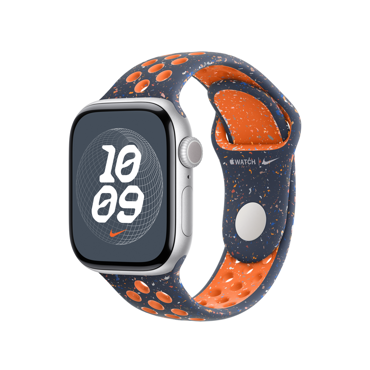 Bracelete desportiva Nike azul Flame de 42 mm - M/L