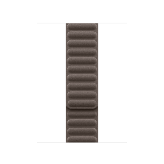 Bracelete de elos magnética castanho-toupeira escuro de 42 mm - S/M