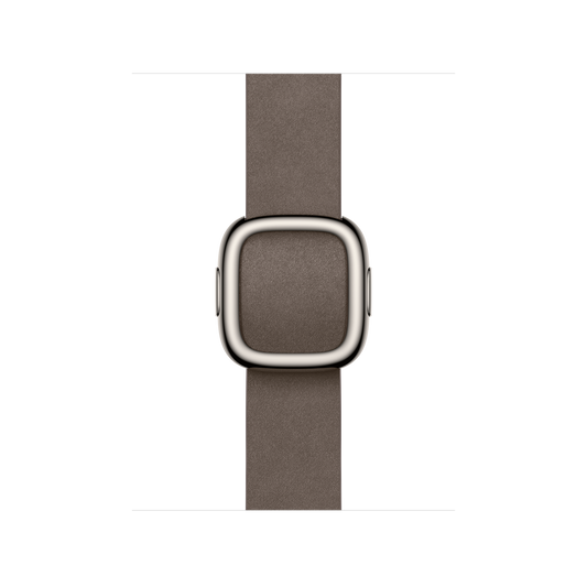 Bracelete castanho-toupeira escuro com Fivela moderna de 42 mm - M